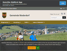 Tablet Screenshot of niederdorf.eu
