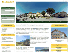 Tablet Screenshot of niederdorf.org